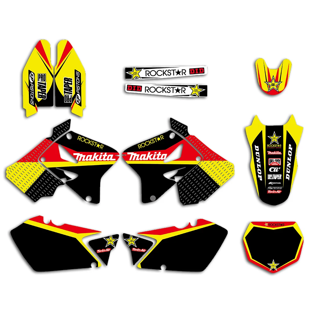 Parts & Accessories 20012012 For Suzuki RM125 RM250 Team Graphics