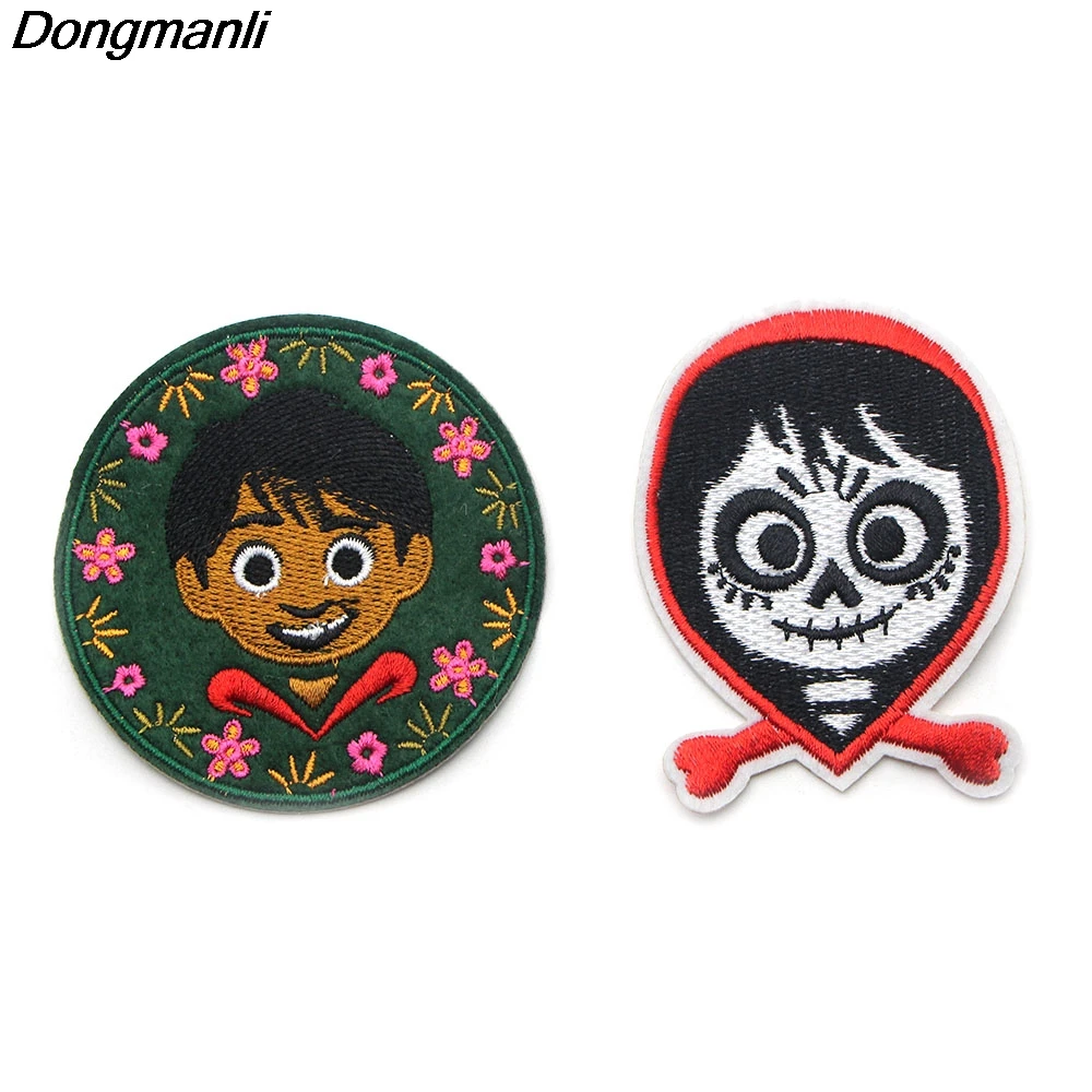 

P2326 Coco Patch Embroidered Sewing Applique Sew On Fabric Badge