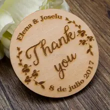 Персонализированные Свадебные сохранить Дата магниты, пользовательские деревянные деревенский венок спасибо за исключением даты, вечерние сувениры подарки, свадьбы пользу