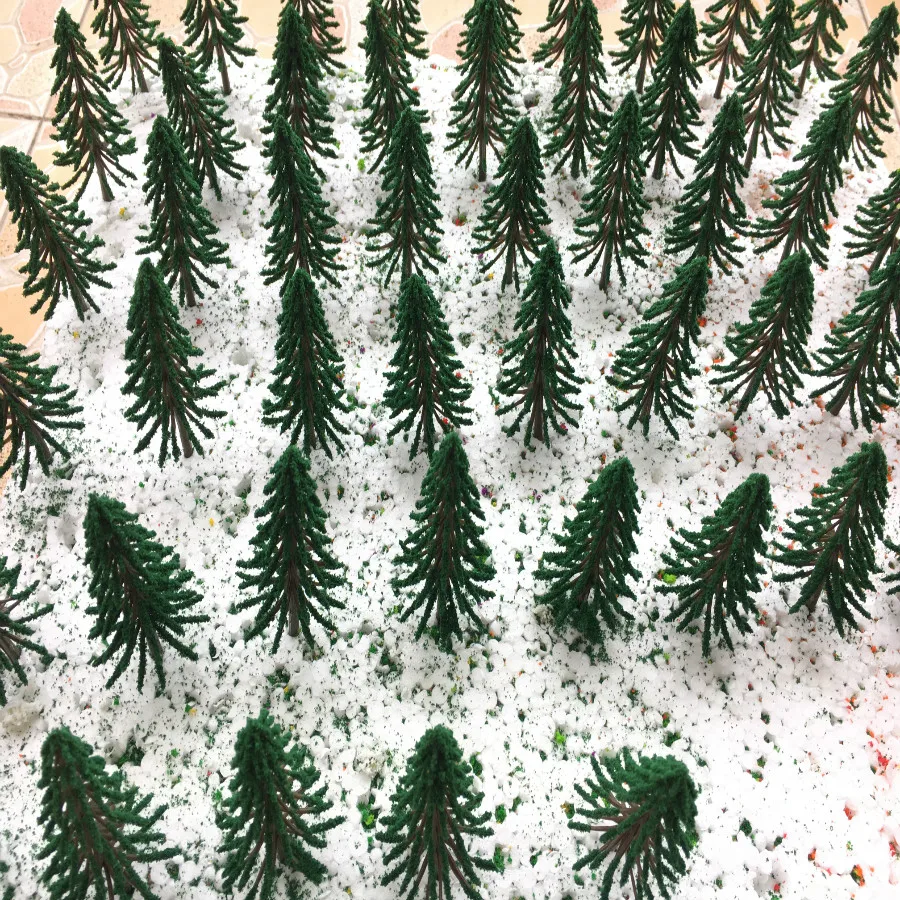 architecture model pine tree for building kits toy (1)