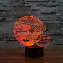 Touch switch Night Light Sleeping lamp Bulbing 3d Optical Illusion LED USB Home decoration Desk Table Lampe For child