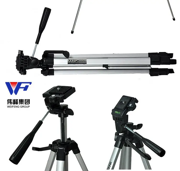 Портативная камера DV штатив Стенд Weifeng WT-330A+ Телефон Клип Комплект для видеокамеры бинокль