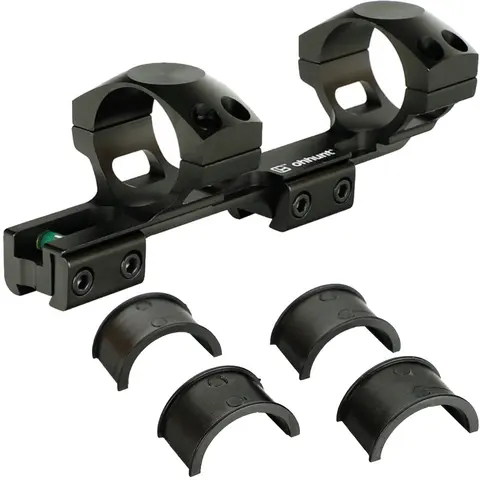 Anel do Riflescope da Arma de Andorinha Trilho com Nível de Bolha Caça 1 Polegada 25.4mm 30mm Offset Escopo Montar Rifle Scope 11mm 3 – 8