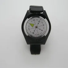Тактический наручные Компас специально для военных наружных выживания часы черный ремешок/100 шт