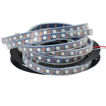 

5 Meter WS2812B IP68 Full Color Symphony 30 60 144 LED Pixel/Meter SMD 5050 Built-in IC Programmable Addressable 5V Strip lights