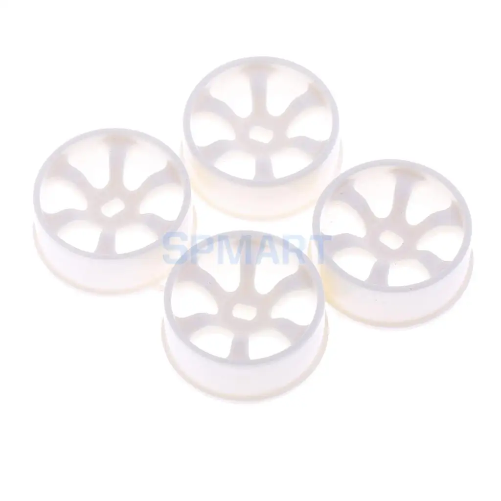 4pcs White Wheel Rim for WLtoys K969 K989 P929 1/28 RC Drift Car Spare Parts