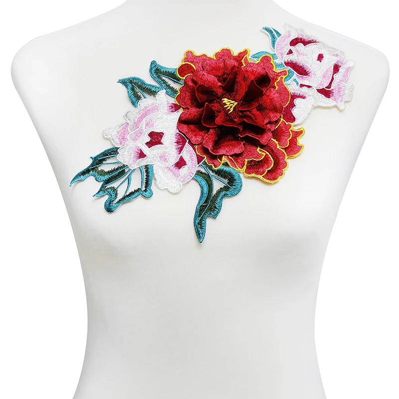10ks 3D výšivky krajky nášivka patche šňůra reliéfní krajky tkanina motivy Benátky oblečení šicí příslušenství T2016