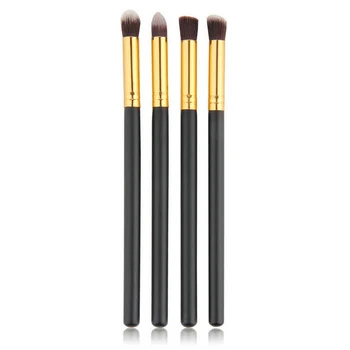 

Mayitr 4pcs Professional Eyeshadow brush Flat Angle Foundation Blending Eyeshadow Brush Makeup Eye Shadow Tool
