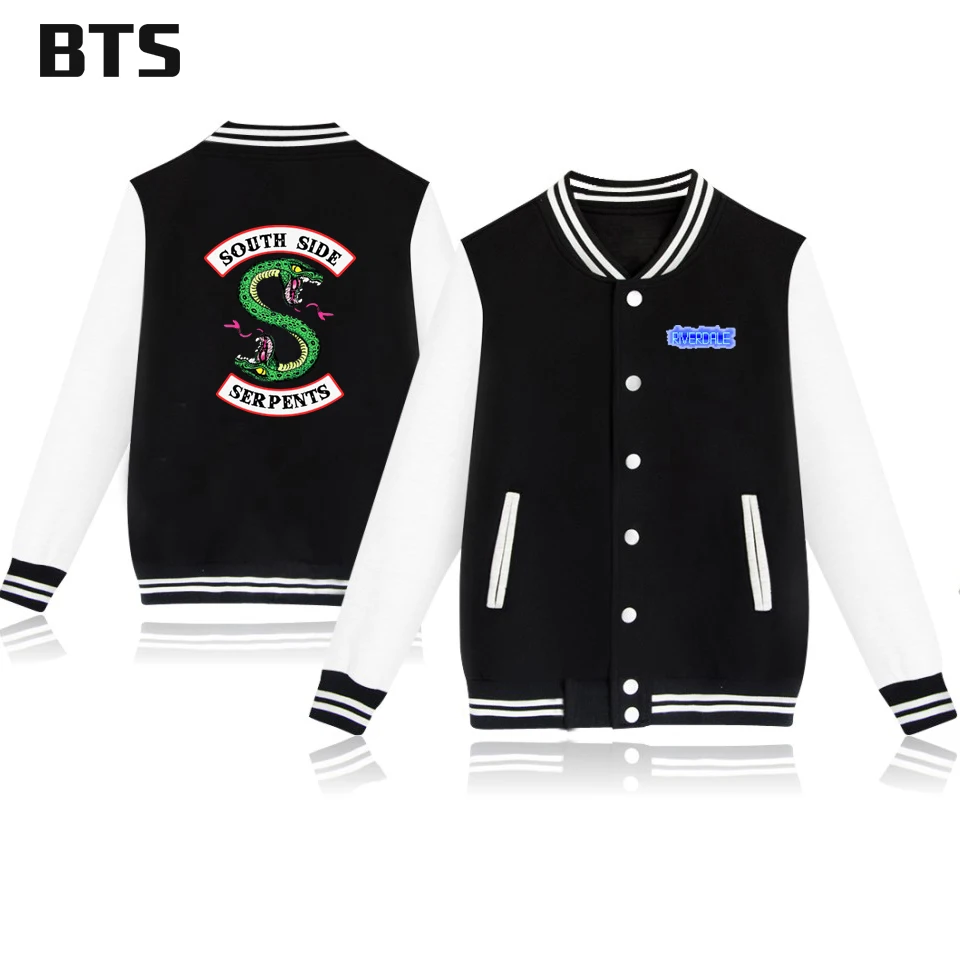Goede BTS Riverdale Winter Jas Vrouwen Plus Size Fashion Nieuwe Europese Stijl Cool Hipster Merk Casual Harajuku Herfst Jas Vrouwen