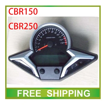 

modified CBR150 CBR250 250cc 150cc street bike ODOMETER motorcycle speedometer led LCD speedo meter instrument Free Shipping