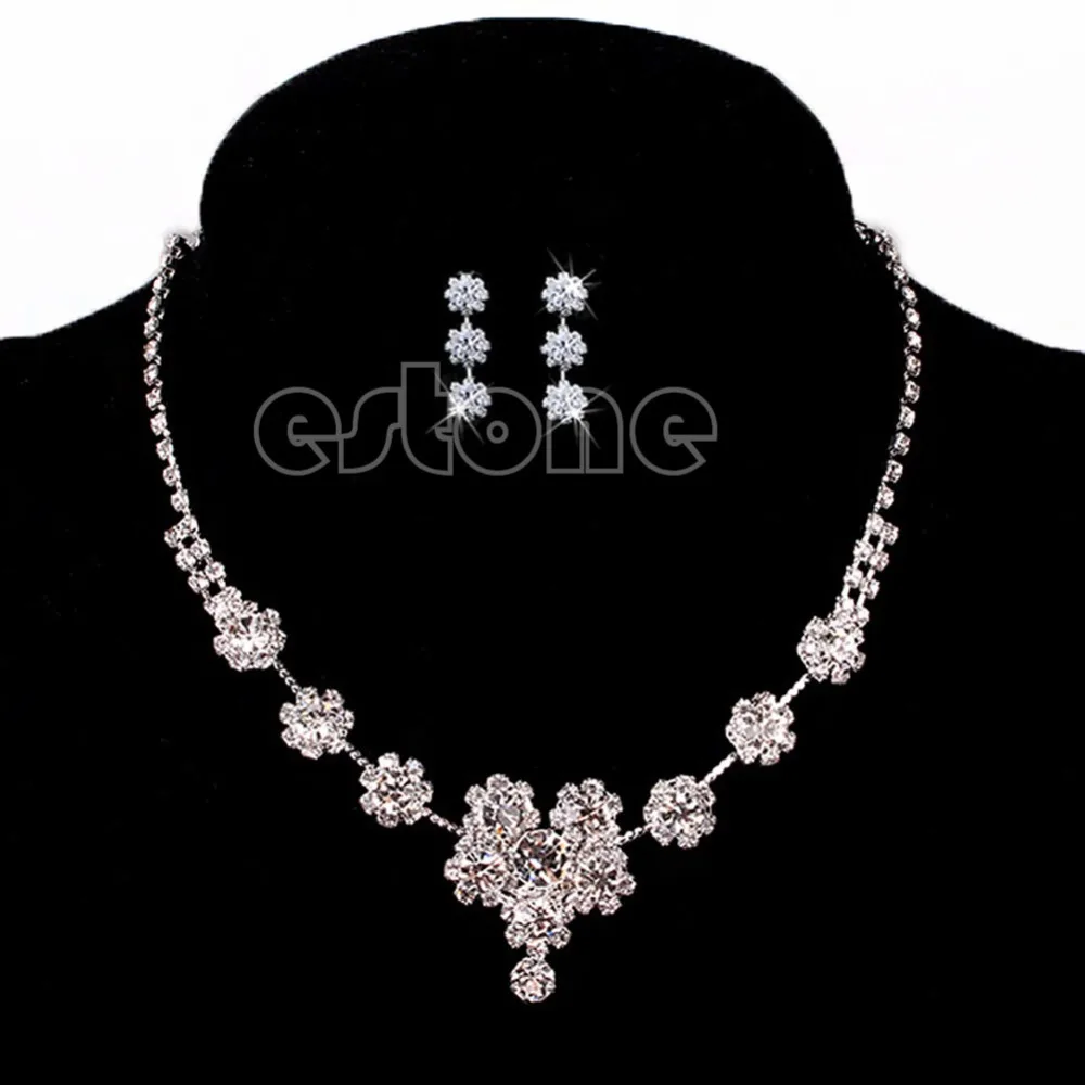 flower wedding jewelry sets