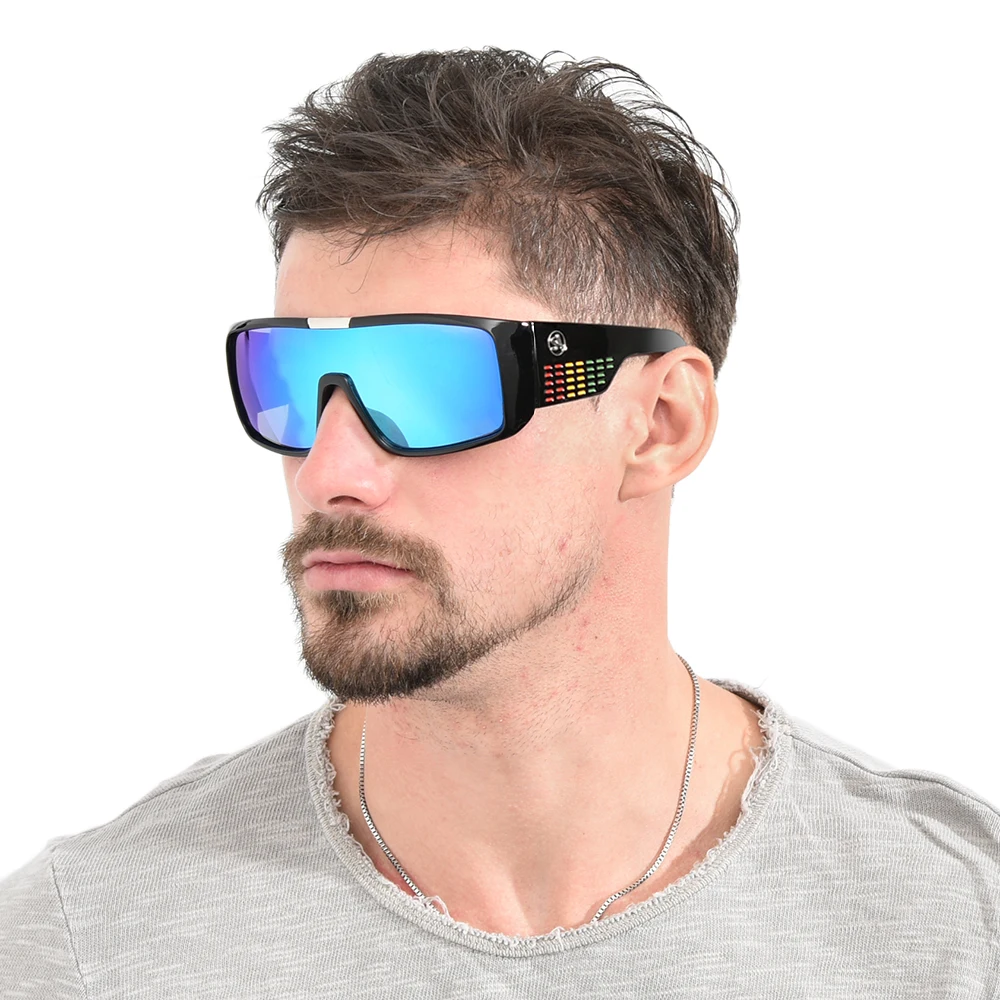 

SARA 2018 New Sport Sunglasses Men Dragon Sunglass Coating Reflective Mirror Glasses Large-Frame Eyewear Female Shades UV400