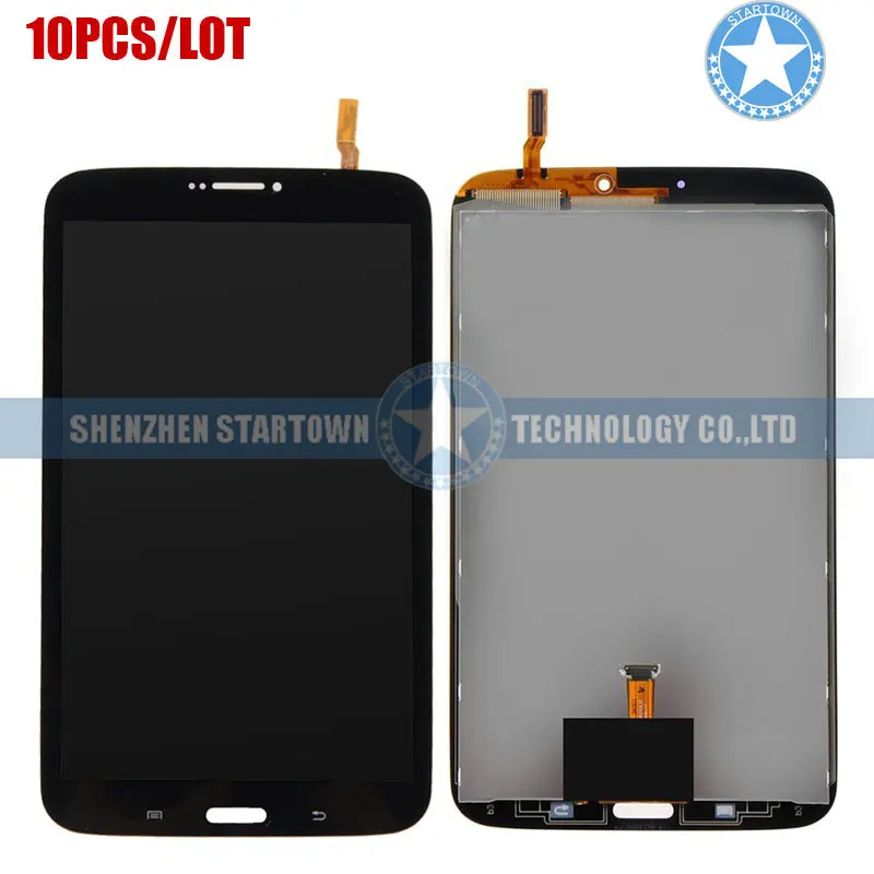 

10PCS/LOT Black New LCD display Front Glass Touch Screen Digitizer Assembly For Samsung Galaxy Tab 3 8.0" SM-T315 T315 4G LTE