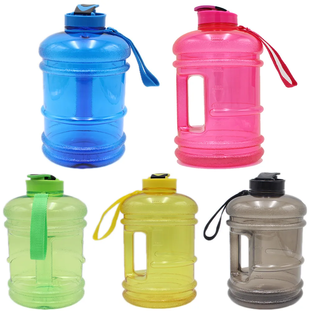Креативная Спортивная бутылка для воды 2.2L Big BPA Free занятий спортом тренажерного