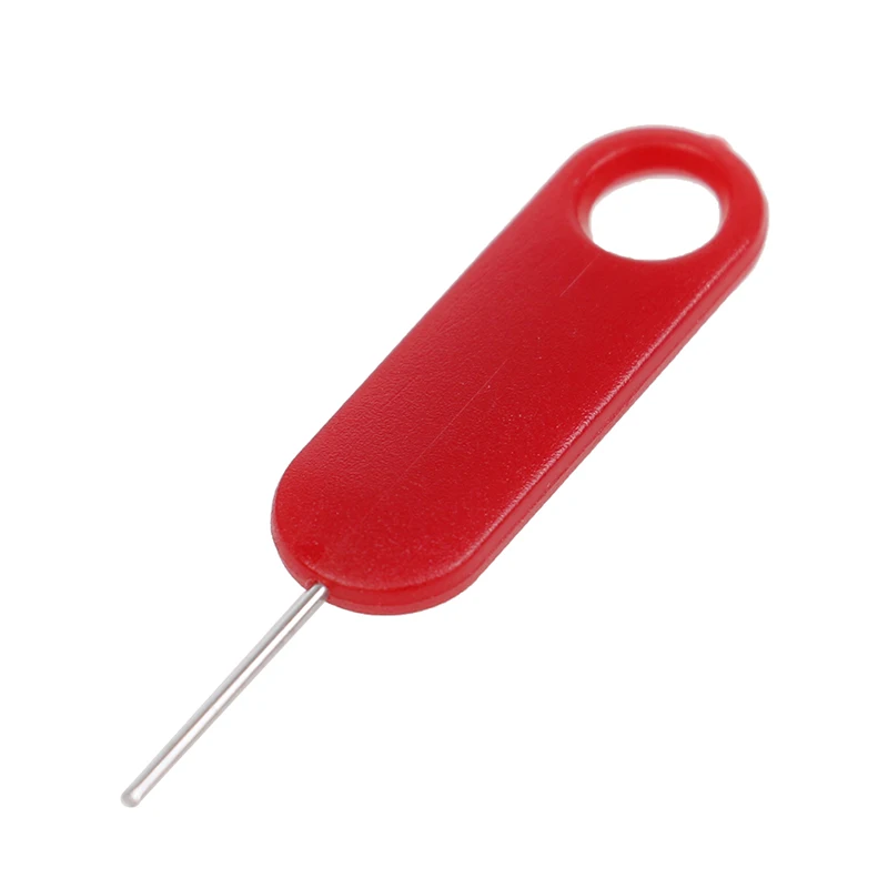 10 шт красный лоток для сим-карты извлечение штифт ключ инструмент нержавеющая сталь игла для iPhone iPad samsung для huawei xiaomi