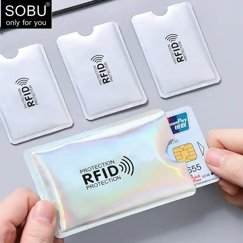 1 шт. новый алюминиевый Считыватель Rfid блокирующий телефон новая кардридер