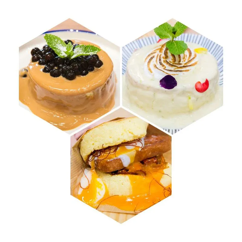 Тайвань уличная еда пушистый суфле производитель блинов железная пластина суфле Пан торт машина японский сыр торт Бейкер