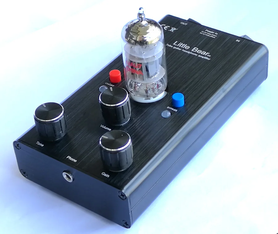 Один маленький медведь G4 трубчатый клапан Гитара Бас педаль effector stomp усилитель