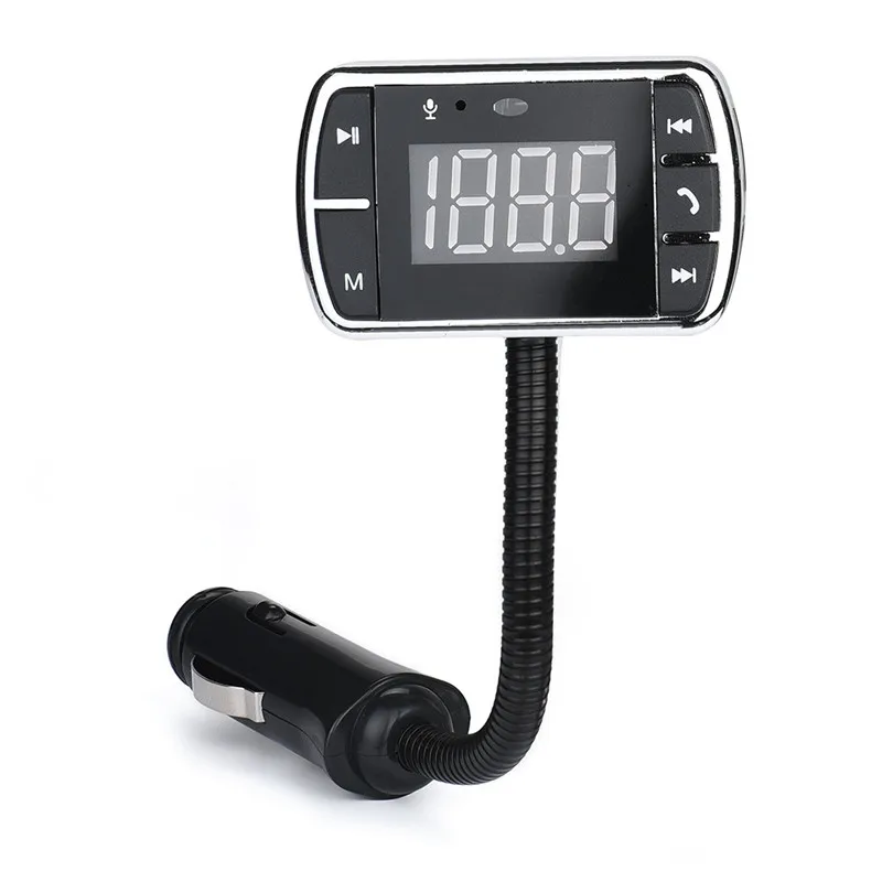 

Bluetooth Car Kit Wireless Fm Transmitter Radio Adapter FM Modulator Handsfree Music Mp3 Usb Player Audio For Smartphone @006
