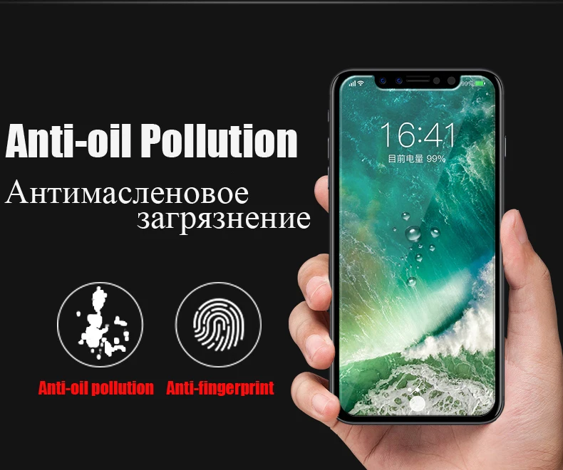 TOMKAS For iPhone X Glass Tempered Scratch Proof  0.3mm 2.5D Screen Protectors For iPhone X 10 iPhoneX Protective Glass Film
