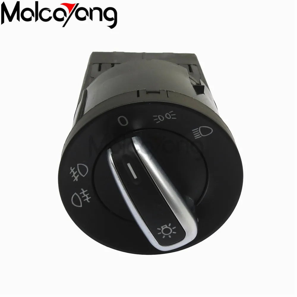 

100% Factory Chrome Headlight Switch For V-W Passat B5 B5.5 Golf Bora J-ETTA MK4 For Beetle SHARAN Polo Seat Alhambra
