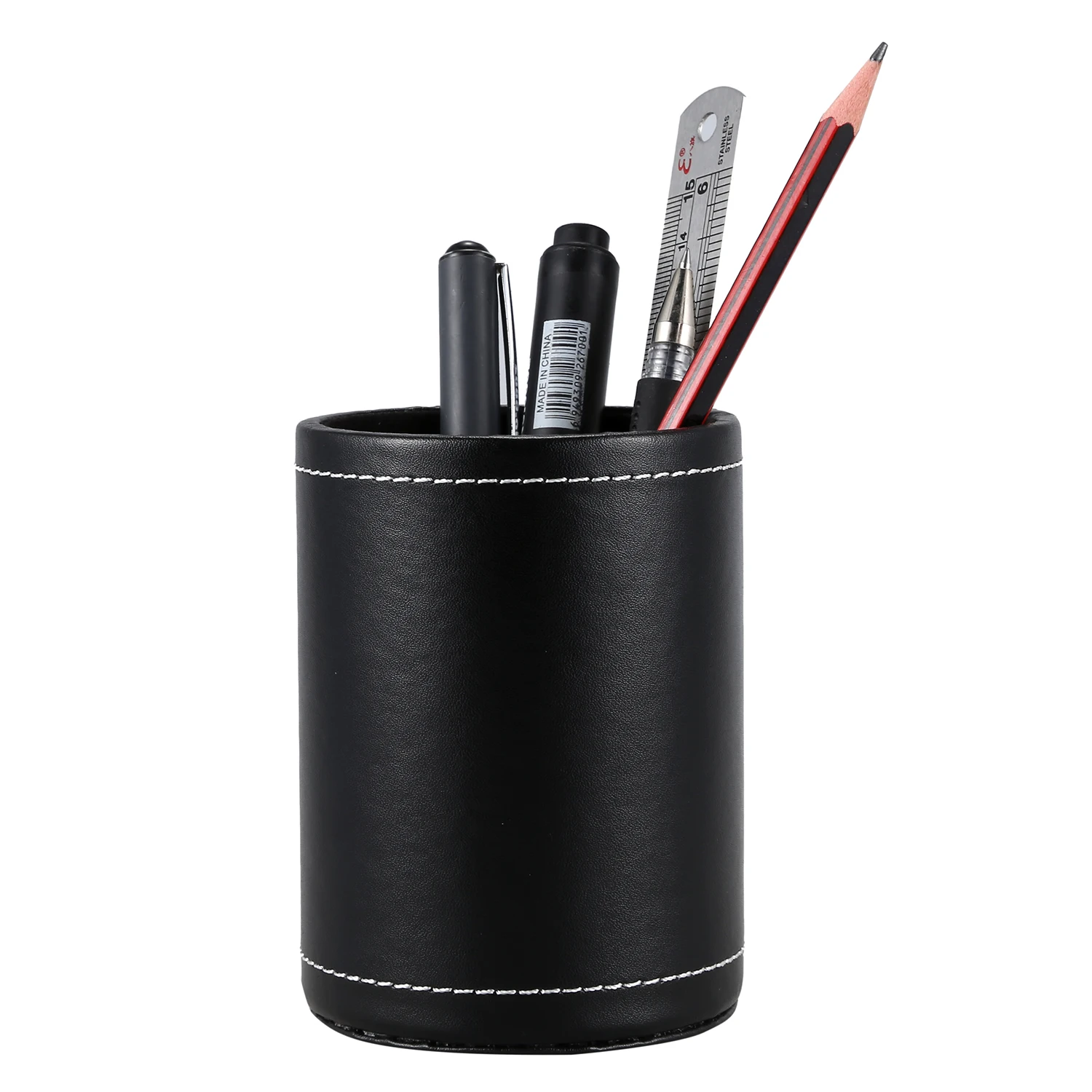 PPYY NEW-искусственная кожа ручка горшок ручка/карандаш/мобильный телефон/Настольные принадлежности Органайзер