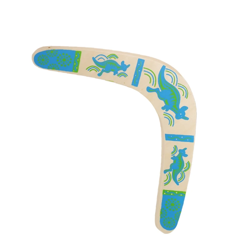 Wooden Returning Boomerang V-Shaped Boomerang Children Outdoor Flying Saucer Toys Sports Toy 