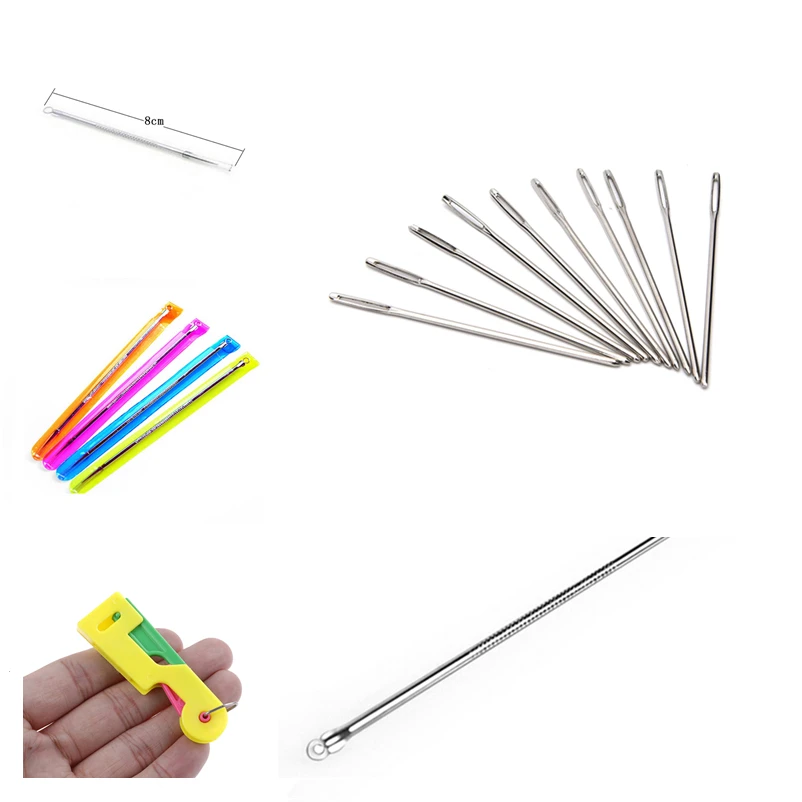 10pcs Big Eye Blunt Needles Wool Thick Hand Knitter for Yarn Sewing Darning
