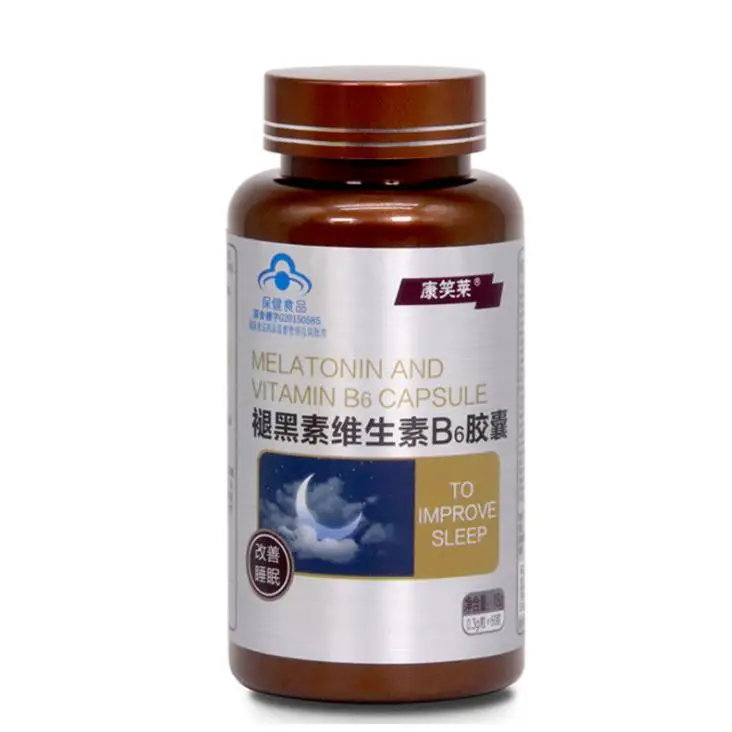 

Free shipping Melatonin Health care function Improve sleeping 60 pcs