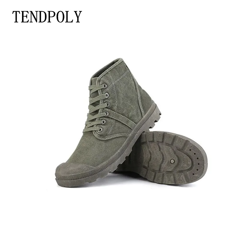 

2018 new trend retro classic canvas men's Martin boots spring autumn Comfortable European American style wear men's casual shoes