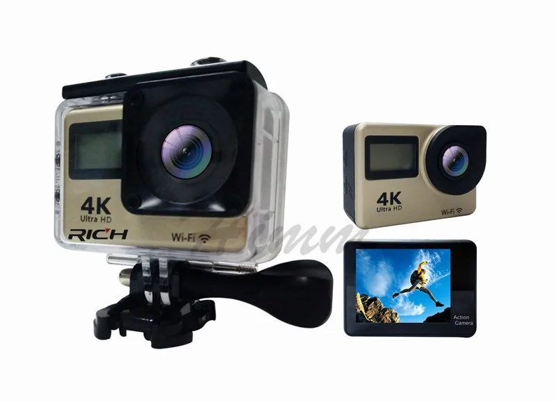 DHL, 10 шт./лот, T350 ultra FHD, 4 K, Экшн-камера, Wi-Fi, 1080 P, 60fps, 2,0 lcd, 170D, Full HD, 30 M, водонепроницаемая экшн видеокамера DV, Спортивная камера