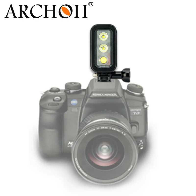 

ARCHON Waterproof 60 m Diving Video Light Fits for Go Pro HD 2,3,4,5 Camera 5500K Built-in battery Diving camera fill light