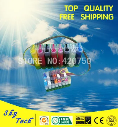 

Full pigment Ink CISS suit for Epson R2000 , continuous ink sysytem suit for T1591 - T1599 , 8 colors ,with ARC chips