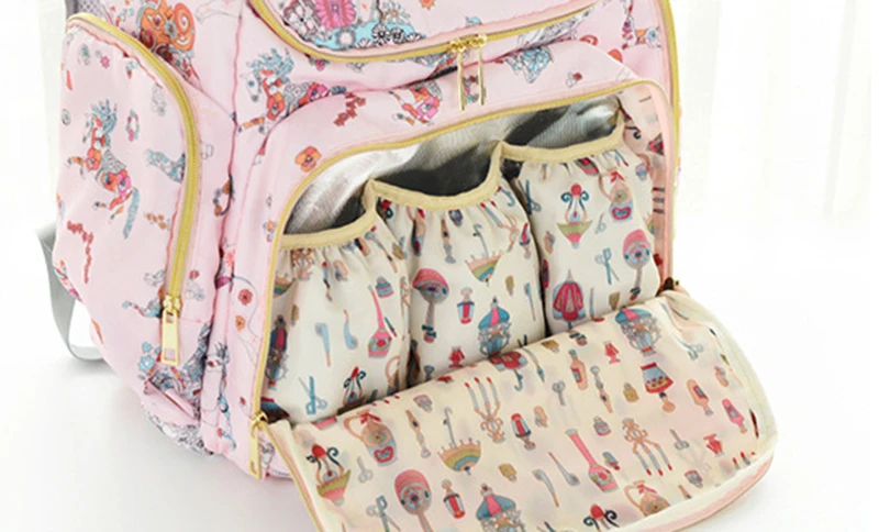 Baby Diaper Bag Multifunction Maternity Bags Baby Care Travel Milk Bottle Warmer Backpack Mummy Large Portable Nappy Bag BB6049 (11)