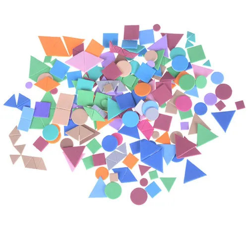 

Kindergarten crafts stock Mixed shape foam stickers Irregular geometric figure Foam puzzle Early educational toy
