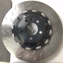 Jekit автомобильные аксессуары тормозной диск 380*34 мм молния полоса дизайн роторы с плавающим центром для Audi Q7/Q5/S3/A4/A6/A7/A4L