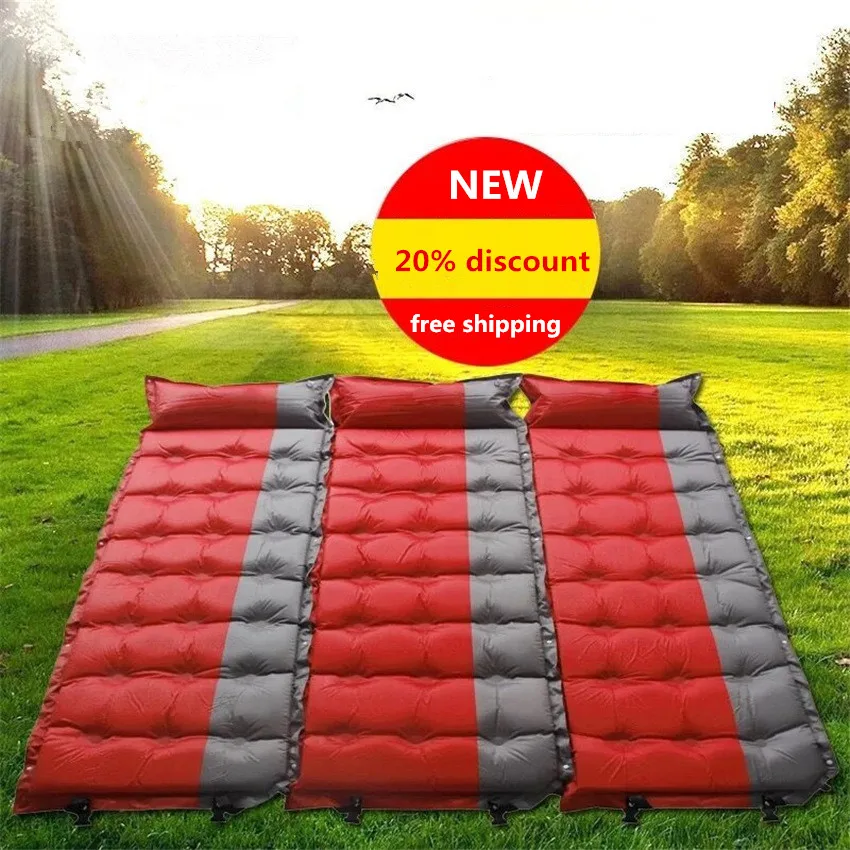 Automatic Inflatable mattress Camping Mat Outdoor PVC Cushions