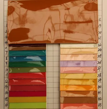 

New factory wholesale patent leather bags PU leather mirror artificial leather fabric material