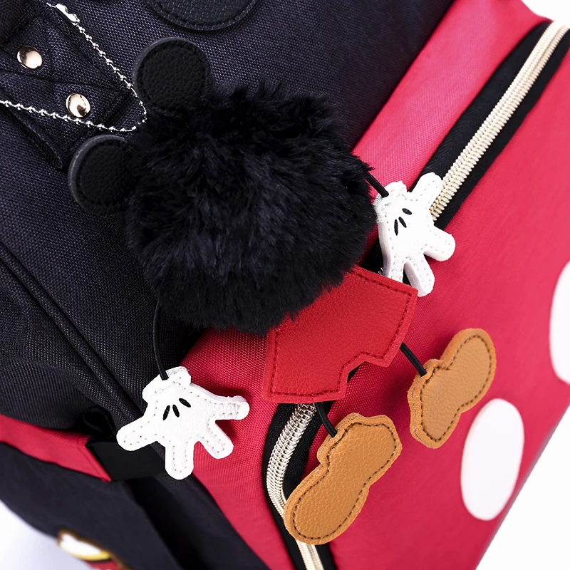 Disney Minnie Mickey Classic Style Diaper Bags 2PCS/SET Mummy Maternity Nappy Bag Large Capacity Baby Bag Travel Backpack
