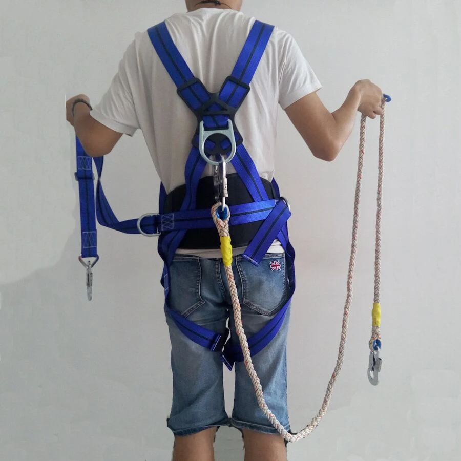 Full Body Safety Harness for Fall Protection with Pole Straps