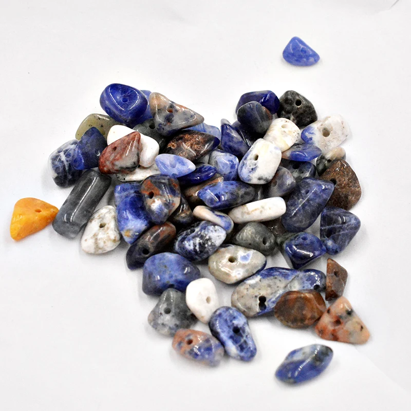 

FLTMRH Natural Stone Chips Malachite /coral / Garnet Jewelry Making Beads Stand Bracelet DIY Gem-inside