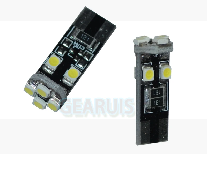 HK Post Free 500x Автомобильный светодиодный Canbus без ошибок 194 168 T10 W5W 8 SMD 1210 3528