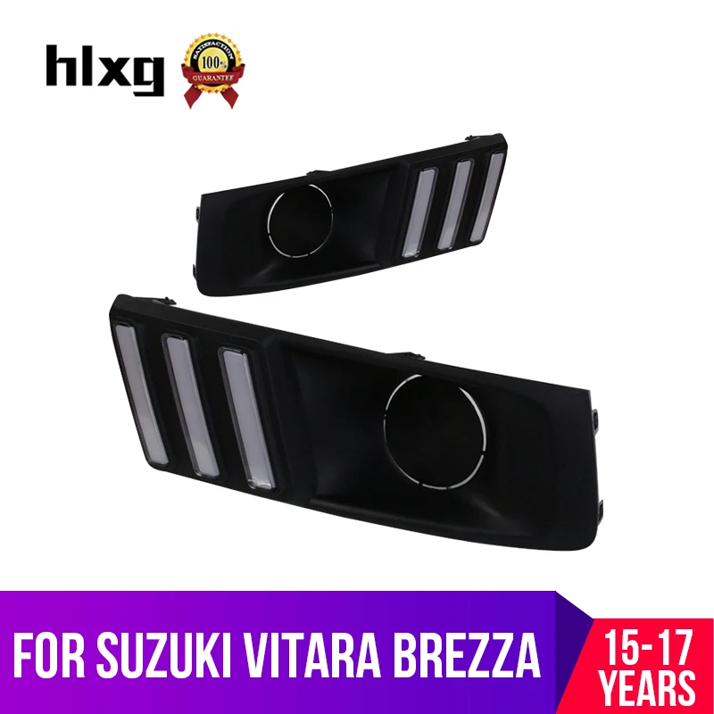 Hlxg 2x Auto Led Drl Daytime Running Lights For Suzuki