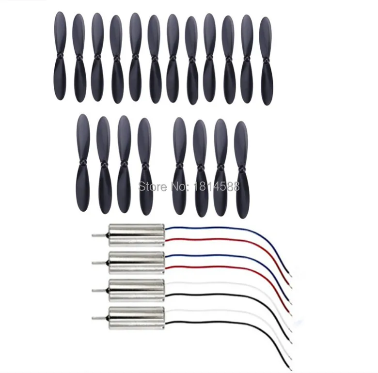 Hubsan X4 PLUS H107C + H107D + Quadcopter accessories H107D + 02 black blade propeller and
