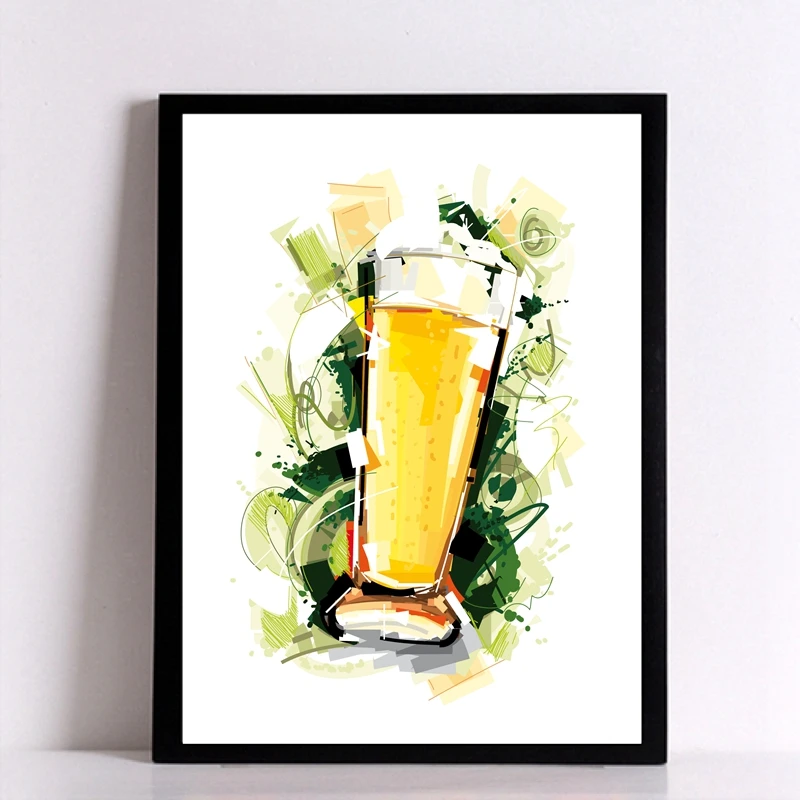 Vintage-Beer-Poster-Canvas-Art-Prints-Wall-Picture-I-Love-Beer-Canvas-Prints-Poster-Bar-Pub (2)
