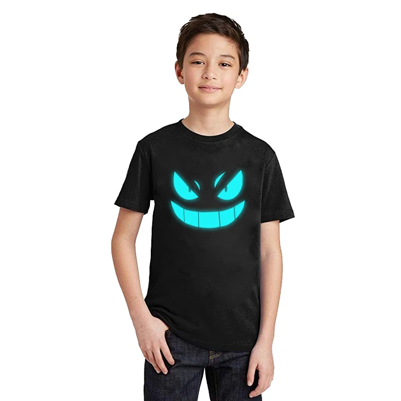 

LYTLM Camiseta Pokemon Boys T Shirt Size 10 Short Sleeve Animal Print Pickachu Girls Shirts Neon Kid Clothes Boy Tshirts Kids