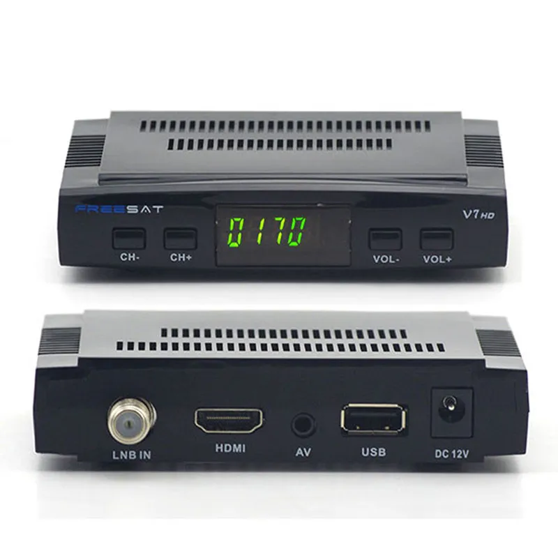 Оригинальный спутниковый ресивер V7Satellite 1080P FULL HD TV декодер DVB-S2 Поддержка Cccam Newcam