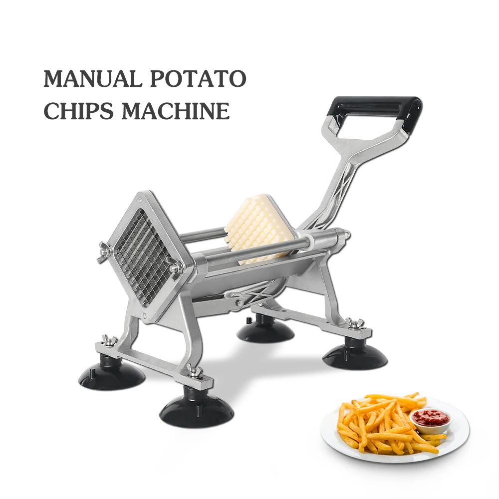 

French Fries Cutter Manual Vegetable Potato Chip Slicer Cut Into Strips Kitchen Slicer Commercial Cooking Utensils
