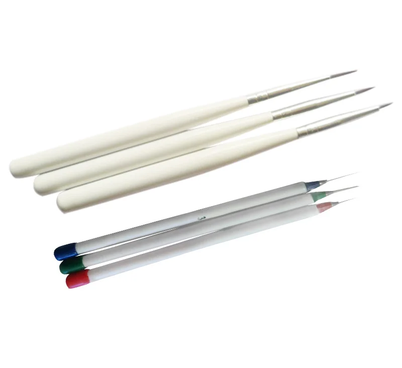 

Set 6Pcs/Pack Fine Drawing Striping Liner Design Tips Nail Art Pen Brushes Brush Salon DIY Gel UV Tool Manicure