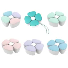 Детская молочная смесь диспенсер для формул контейнер детский портативный полипропиленовый чехол для хранения 4-Trellis в форме цветка герметичный кормушка